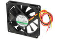 Fan; ME80152V1-000U-G99; 80x80x15mm; magnetic Vapo; 24V; DC; 2,21W; 62,86m3/h; 34,7dB; 92mA; 3000RPM; 3 wires; Sunon; RoHS; 8÷27,6V; 300mm