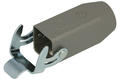 Connector housing; Han A; 19200031750; 3A; metal; straight; for cable; top single cable entry; with single locking lever; entry for M20 cable gland; grey; IP65; Harting; RoHS