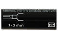 Marker; water resistant; 143B; 1÷3mm; black; Edding