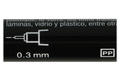 Marker; water resistant; 140S; 0,3mm; black; Edding