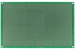 Circuit board; multipurpose; PCB 10x16; 100x160; 2,54mm; drilled; 1pcs.