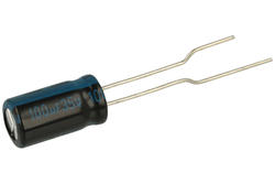 Kondensator; elektrolityczny; 100uF; 35V; TK; TKP101M1VE11ME2; fi 6,3x11mm; 2,5mm; przewlekany (THT); taśma; RoHS