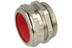 Cable gland; 156d36; nickel-plated brass; natural; PG36; 32÷36mm; 47,0mm; with PG type thread; Pflitsch; RoHS