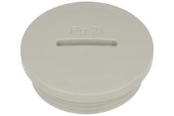 Plug; 514GFK/21; plastic; white; 0mm; Pflitsch; RoHS