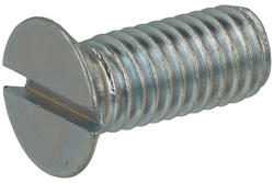 Screw; M5X12/BN373; M5; 10mm; 12mm; cylindrical; slotted; galvanised steel; RoHS