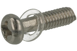 Screw; ALUG7XX-SCREW/WASHER; steel; silver; 3,5x12mm; Gainta; RoHS