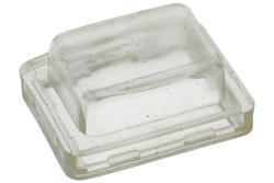 Sealing cover; 85,86-WPC07; transparent; rubber; 8600, 8550, R9, R17, KCD series rocker; SWI; RoHS