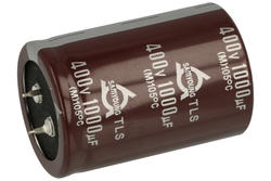 Capacitor; SNAP-IN; electrolytic; 1000uF; 400V; TLS; TLS400VS1000M35x50; 20%; diam.35x50mm; 10mm; through-hole (THT); bulk; -25...+105°C; 3000h; Samyoung; RoHS