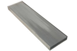 Heatsink; C26260; plain; 1m; 262mm; 60mm; ribbed; Kety