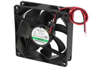 Fan; MF92251V1-1000U-A99; 92x92x25mm; magnetic Vapo; 12V; DC; 1,94W; 87,55m3/h; 34dB; 161mA; 3000RPM; 2 wires; Sunon; RoHS; 4,5÷13,8V; 300mm