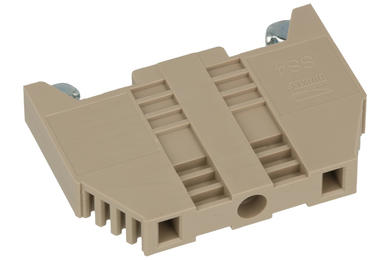 Locking element; for DIN rail terminal blocks; SS4; grey; Dinkle; RoHS