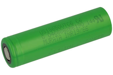 Rechargeable battery; Li-Ion; US18650VTC6; 3,6V; 3120mAh; 18,6x65,2mm; Maruta