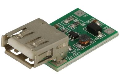 Extension module; Power Inverter; MP-4K.; 0,9-5V DC; 5V; 500mA; USB socket; LED light; USB