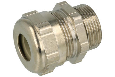 Cable gland; 2252814S07; nickel-plated brass; natural; M25; 10÷14mm; with metric thread; Pflitsch; RoHS