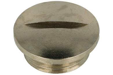 Plug; 0550.001.016; nickel-plated brass; natural; 0mm; RoHS