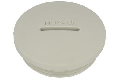 Plug; 514GFK/232; polyamide; light gray; 1,5mm; M32; Pflitsch; RoHS