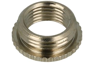 Thread adapter; 0350.M20.M16; nickel-plated brass; silver; M20/M16; 0mm; with metric thread; RoHS