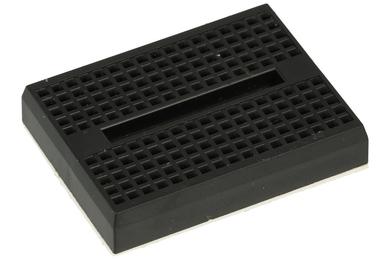 Circuit board; prototype; solderless; PSP170BK; 170; 35x47; 2,54mm; 1pcs.; black