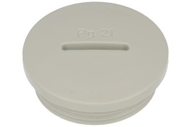 Plug; 514GFK/21; plastic; white; 0mm; PG21; Pflitsch; RoHS