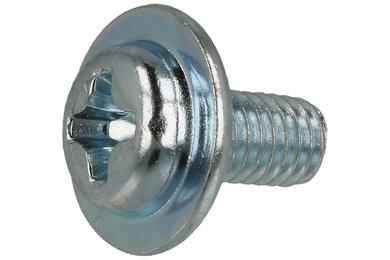 Screw; A-S-M3/8/6; M3; 6mm; 8mm; spherical; philips (+); galvanised steel; flange; Bossard