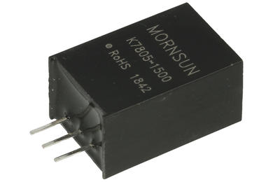 Power Inverter; K7805-1500; DC/DC converter; 6,5÷18V; DC; 5V; DC; 1,5A; 7,5W; non insulated; 1kV; SIP3; through hole (THT); Mornsun; RoHS