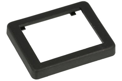 Sealing cover; F1025MO ramka; black; plastic; 1550 series rocker; Bulgin; RoHS