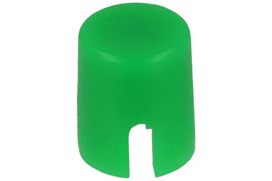 Cap; TSC66RG; green; round; 4,5mm; 5mm; 3,2x3,7mm