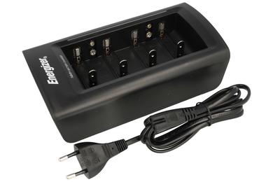 Charger; 6F22; AA; AAA; NIMH rechargeable batteries; R14; R20; CHFC3; 650mA; 6W; 100÷240V AC; black; ENERGIZER