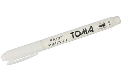 Marker; oil; E/1,5mm-441; 1,5mm; white; Toma