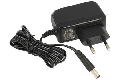 Power Supply; plug; ER13W09V; 9V DC; 1,5A; 13W; straight 2,1/5,5mm; black; 90÷264V AC; MW Power