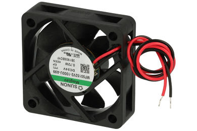 Fan; MF50152V2-1000U-A99; 50x50x15mm; magnetic Vapo; 24V; DC; 0,65W; 22,09m3/h; 29dB; 27mA; 5000RPM; 2 wires; Sunon; RoHS; 8÷27,6V; 300mm