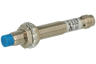 Sensor; inductive; LM8-33004PAT-L; PNP; NO; 4mm; 10÷30V; DC; 150mA; cylindrical metal; fi 8mm; 60mm; not flush type; M8-3p connector; π pi-El; RoHS