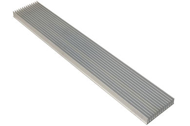 Heatsink; A4291; plain; 1m; 165,5mm; 35mm; ribbed; Kety