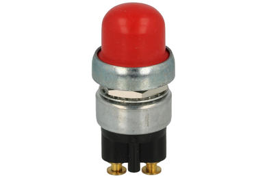 Switch; push button; A2-19-14-A2; OFF-(ON); red; no backlight; solder; 2 positions; 60A; 12V DC; 16mm; 30mm; SCI