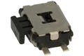 Tact switch; 3,5x4,7mm; 1,7mm; TD-26EA; syrface mount; angle; 4 pins; 1mm; OFF-(ON); 50mA; 12V DC; 160gf