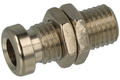 Banana socket; 4mm; BO10; uninsulated; through type; screwed; 16mm; nickel plated brass; RoHS