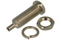 Banana socket; 4mm; 28.220; uninsulated; solder; 22mm; nickel plated brass; Amass; RoHS; 5.108.N