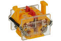 Styk pomocniczy; 2NC; 10A; 500V AC; żółty; plastik; szybko-przełaczający; rozwierny; panelowe LAS0-A1Y 22mm; Onpow; RoHS