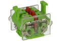 Styk pomocniczy; 2NC/S; 10A; 500V AC; zielony; plastik; wolno-przełączający; rozwierny; panelowe LAS0-A1Y 22mm; Onpow; RoHS