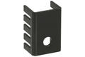 Heatsink; FK231-SA220; with hole; blackened; 19,1mm; U; 24K/W; 13,5mm; 9,5mm; Fischer Elektronik