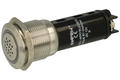Indicator; with buzzer; blinking; LAS1-AGQ-SM/R/12V/S; 19mm; LED 12V backlight; red; screw; silver; IP40; 54mm; Onpow; RoHS