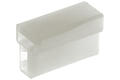 Connector cover; 6,3x0,8mm; flat female; uninsulated; OK-2F; clear; straight; 2 ways; Ninigi