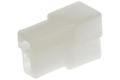 Connector cover; 6,3x0,8mm; flat male; uninsulated; OK-2M; clear; straight; 2 ways; Ninigi