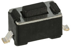 Tact switch; 3,5x6mm; 4,3mm; TS3612-4,3; surface mount; 2 pins; taped; 0,8mm; OFF-(ON); 50mA; 12V DC; 180gf; KLS; RoHS