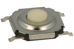 Mikroprzycisk; 5,2x5,2mm; 1,6mm; TD-13XA; powierzchniowy (SMD); 4 piny; 0,4mm; OFF-(ON); 50mA; 12V DC; 160gf