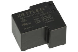 Przekaźnik; elektromagnetyczny przemysłowy; AZ2150-1C-12DE; 12V; DC; 1 styk przełączny; 30A; do druku (PCB); Zettler; RoHS