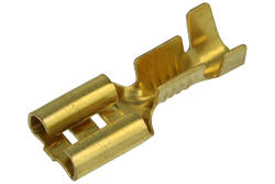 Konektor; 6,3x0,8mm; płaski nasuwka; nieizolowany; KPNF63; proste; na przewód; 1÷2,5mm2; zaciskany; 1 tor; IMP
