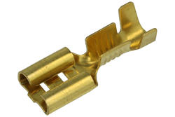 Connector; 6,3x0,8mm; flat female; uninsulated; KPNF63; straight; for cable; 1÷2,5mm2; crimped; 1 way; IMP