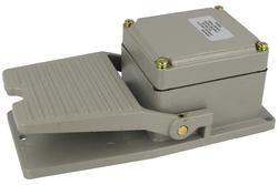 Switch; foot type; SFM-1; ON-(ON); momentary; screw; 1 way; 2 positions; without guard; 10A; 250V AC; YUMO; RoHS; grey; grey