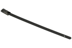 Ties; for cables; BC44-100; 100mm; 4,6mm; black; Stainless steel; RAYCHEM RPG; RoHS